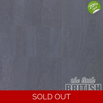 REMNANT - Surface Cork - Charcoal Grey - Fat Eighth